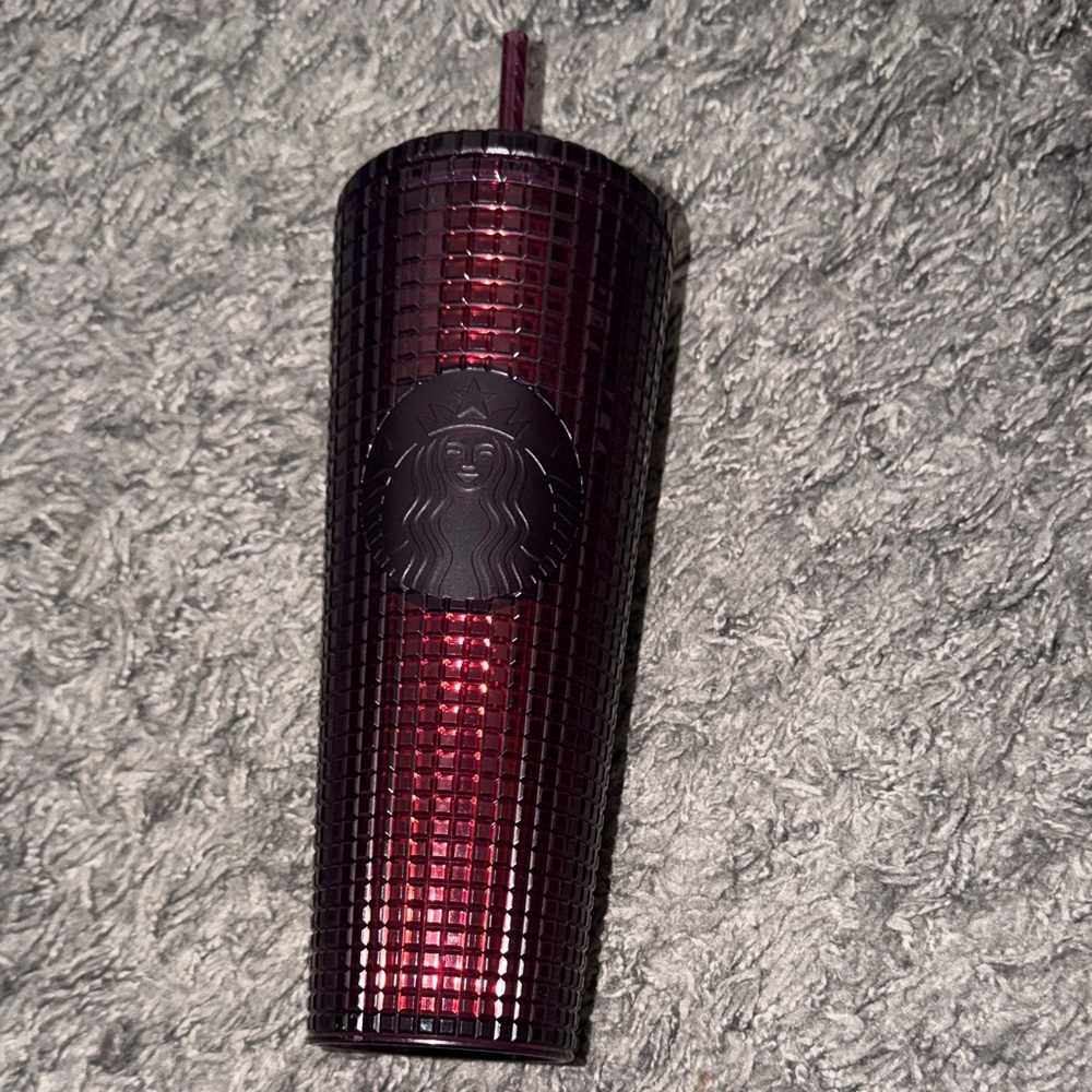 Starbucks Burgendy Tumbler